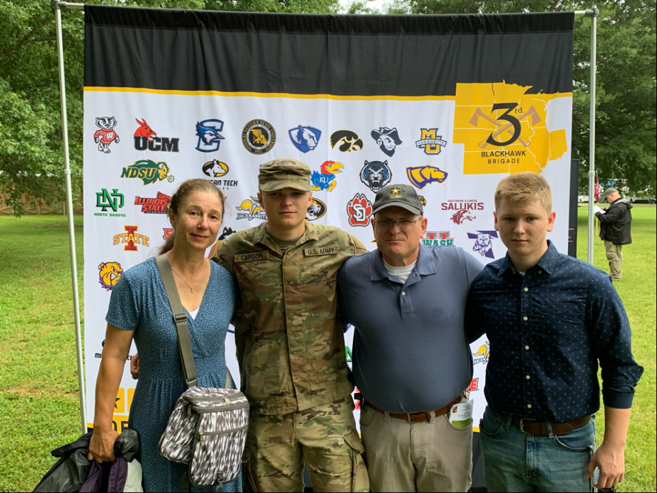Cadet Michael Carson and Family